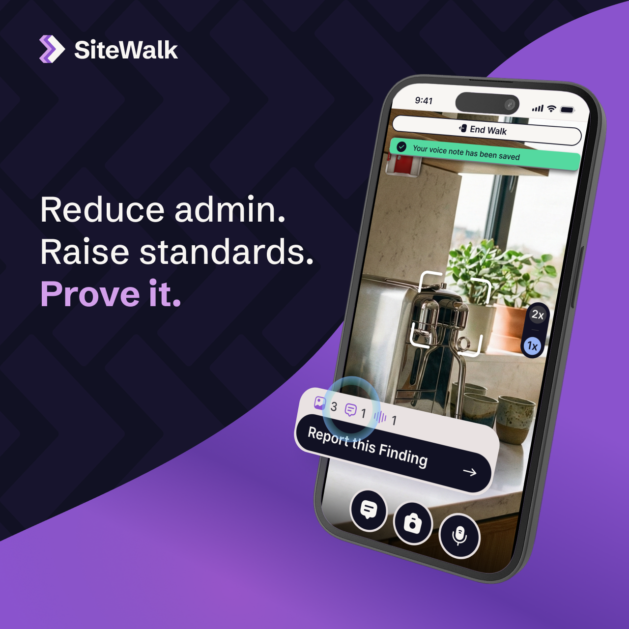 SiteWalk product interface